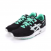Asics Gel Saga Black White Green