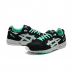 Asics Gel Saga Black White Green